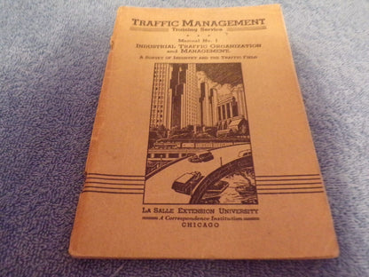 Traffic Management Training Service: Industrial Traffic Training Book