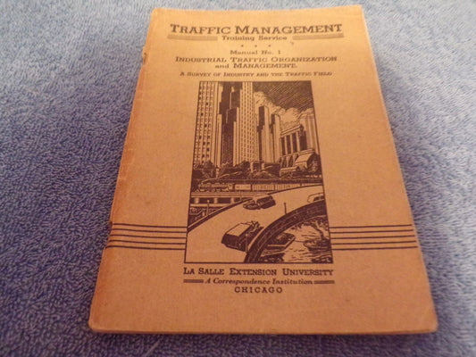 Traffic Management Training Service: Industrial Traffic Training Book