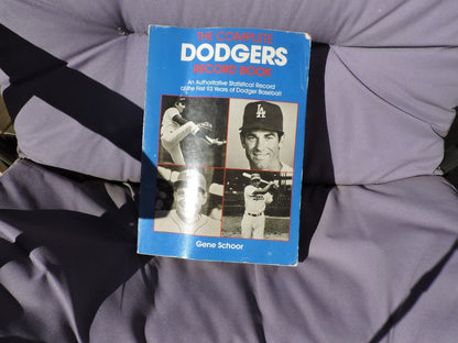 THE COMPLETE DODGERS RECORD BOOK--1984