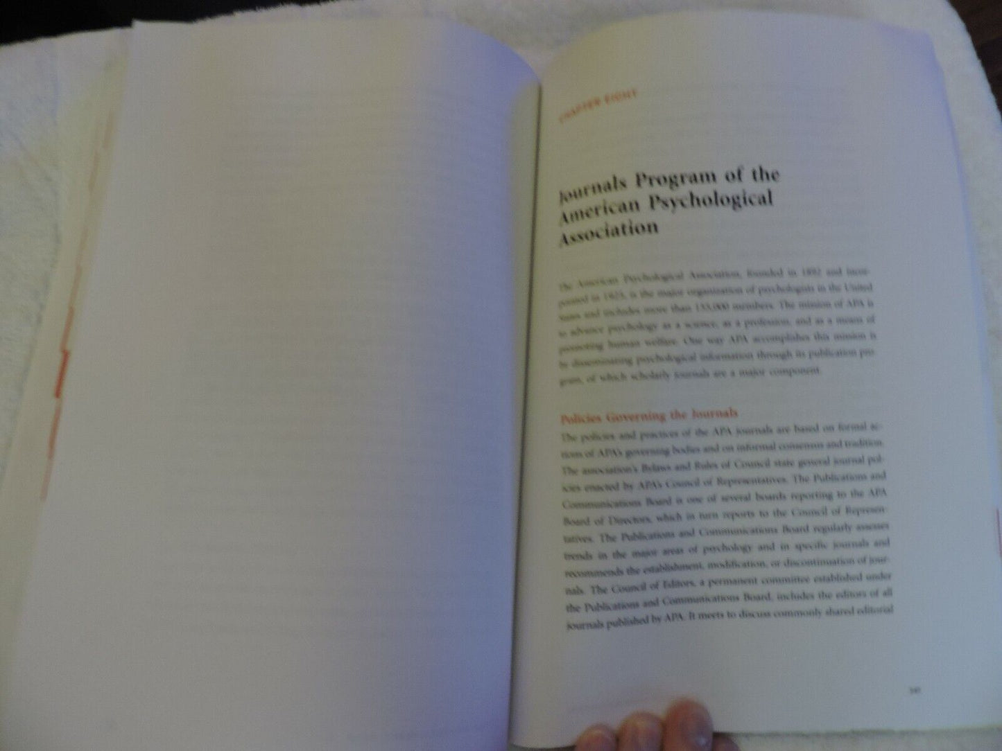 PUBLICATION MANUAL OF THE AMERICAN PSYCHOLOGICAL ASSOCIATION  FIFTH EDITION