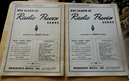 BMI ALBUM OF RADIO PROVEN SONGS ARRANGED BY JIMMY BALE 1940 (2)