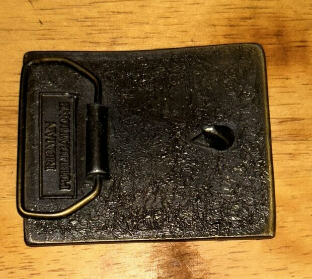 Vintage Reiman Publications "Wheat Belt" Buckle