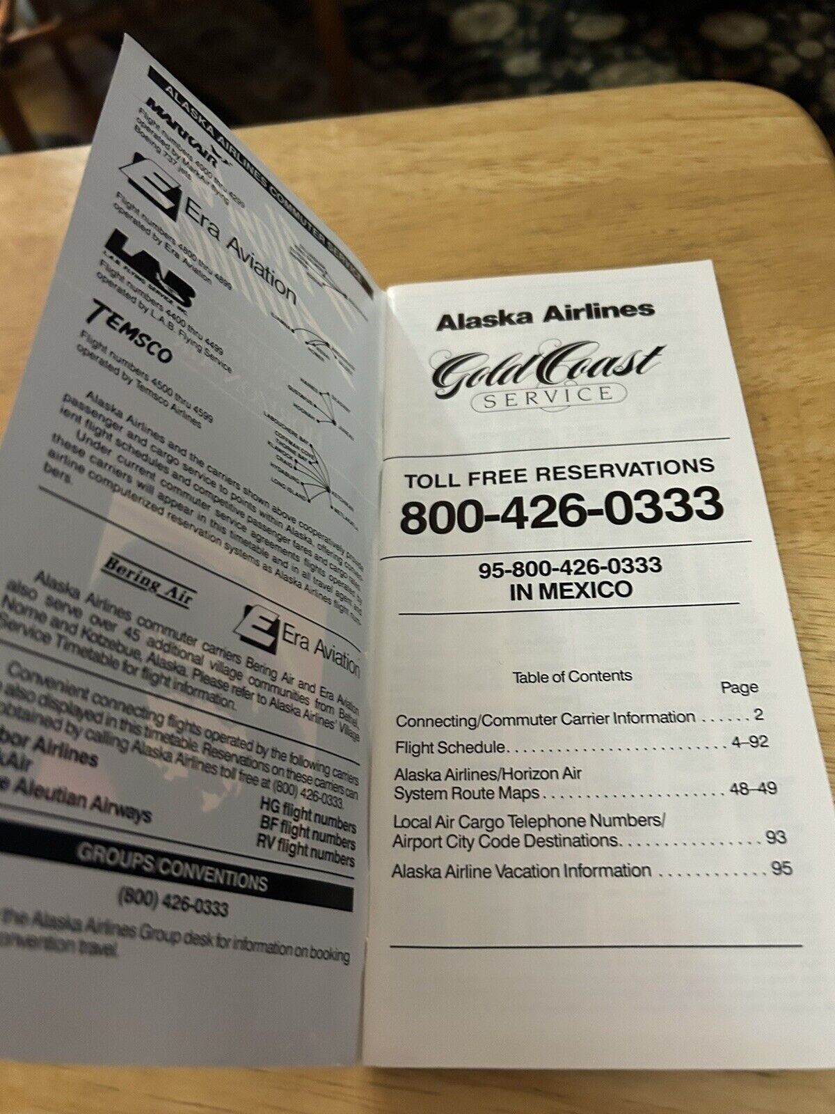 ALASKA AIRLINES 1990 HORIZON AIR