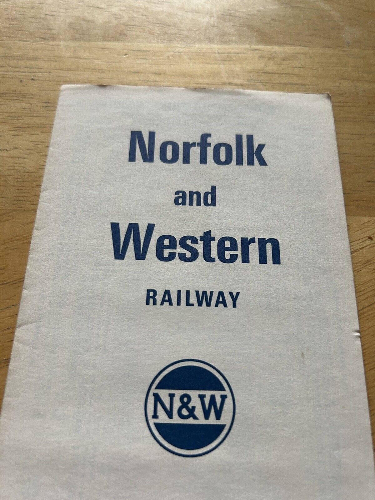 NORFOLK AND WESTERN RAILWAY SYSTEM PASSENGER TRAIN SCHEDULES APRIL 28, 1968