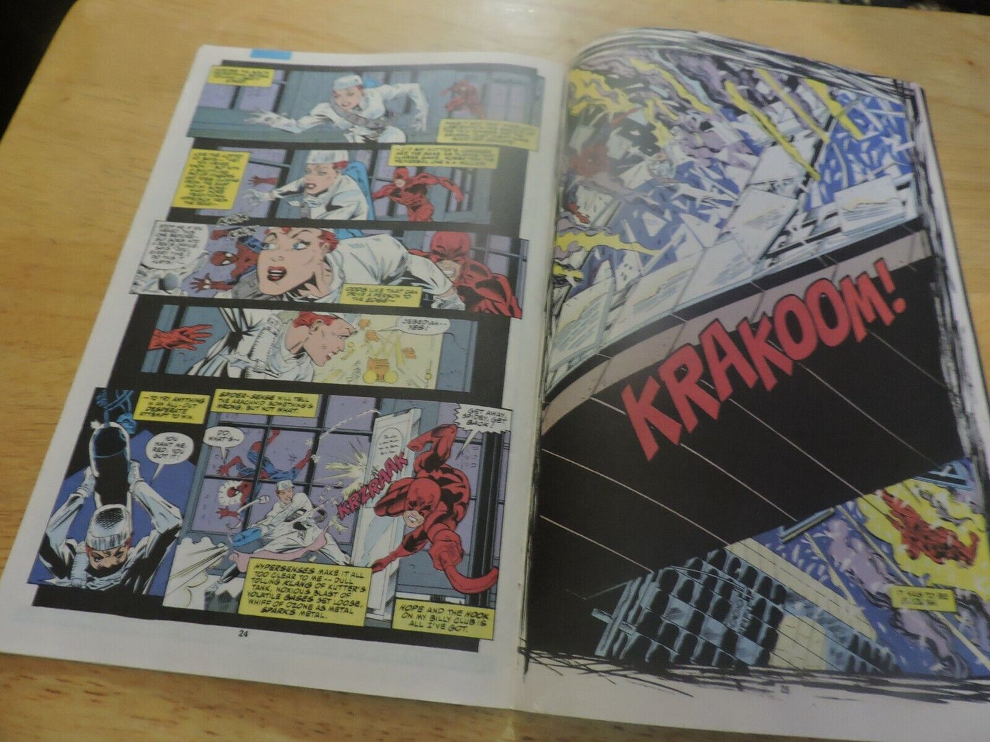 MARVEL DAREDEVIL: THE MAN WITHOUT FEAR, IN CRITICAL CONDITION #306 JUL 1992