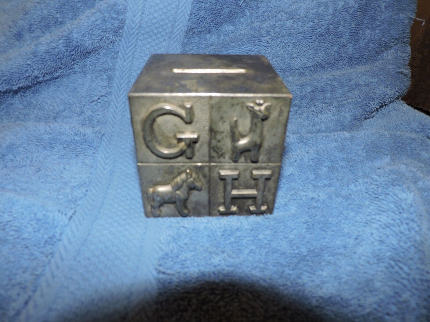 Pewter Vintage Mini Kleenex Box Holder