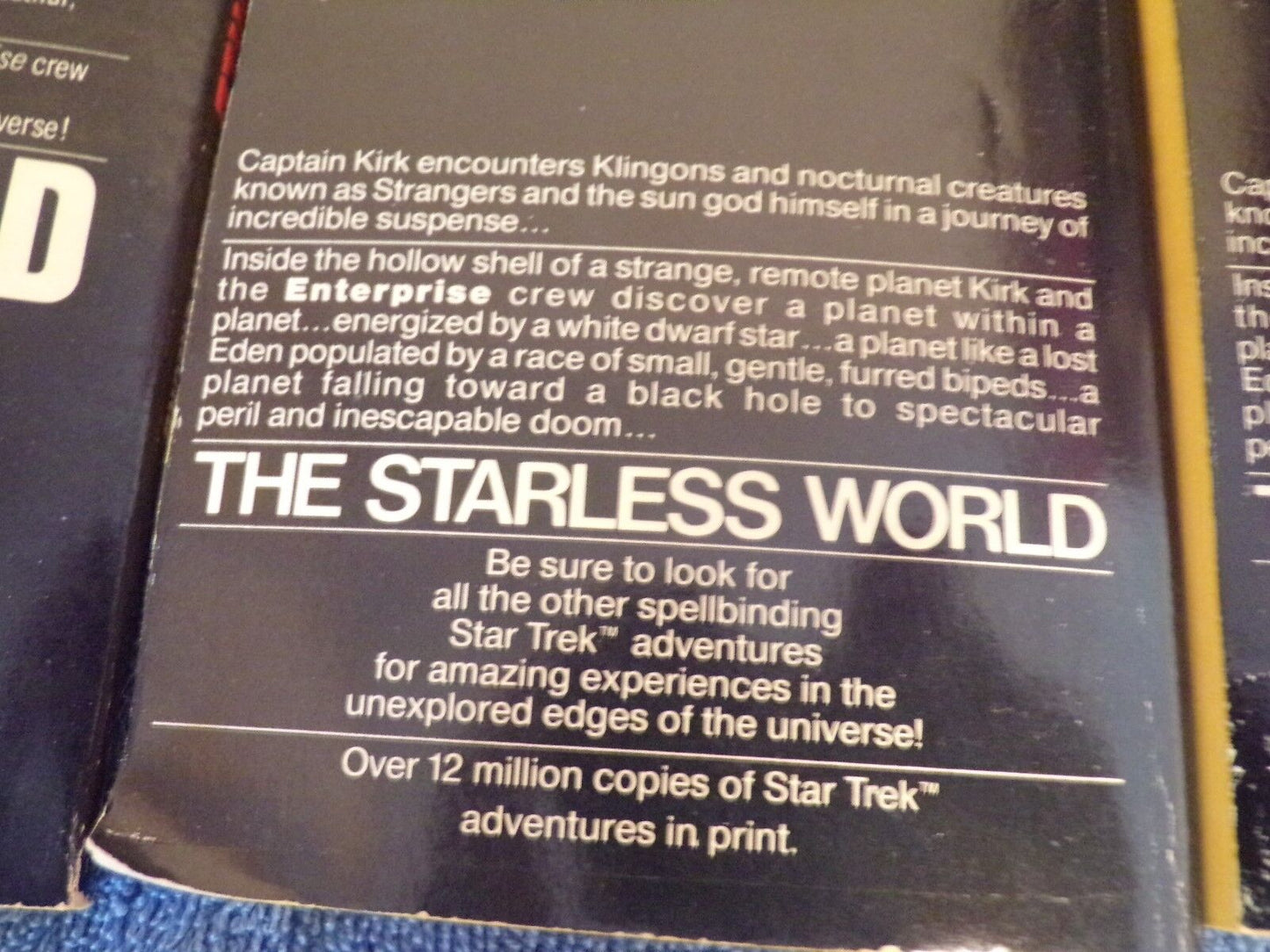 Set of Three Gordon Eklund Star Trek Adventure Books