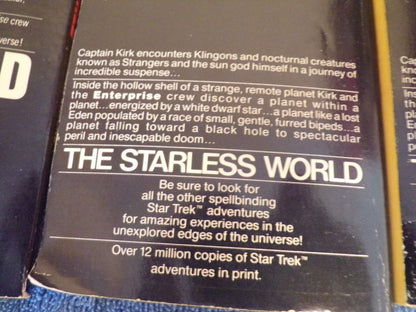 Set of Three Gordon Eklund Star Trek Adventure Books