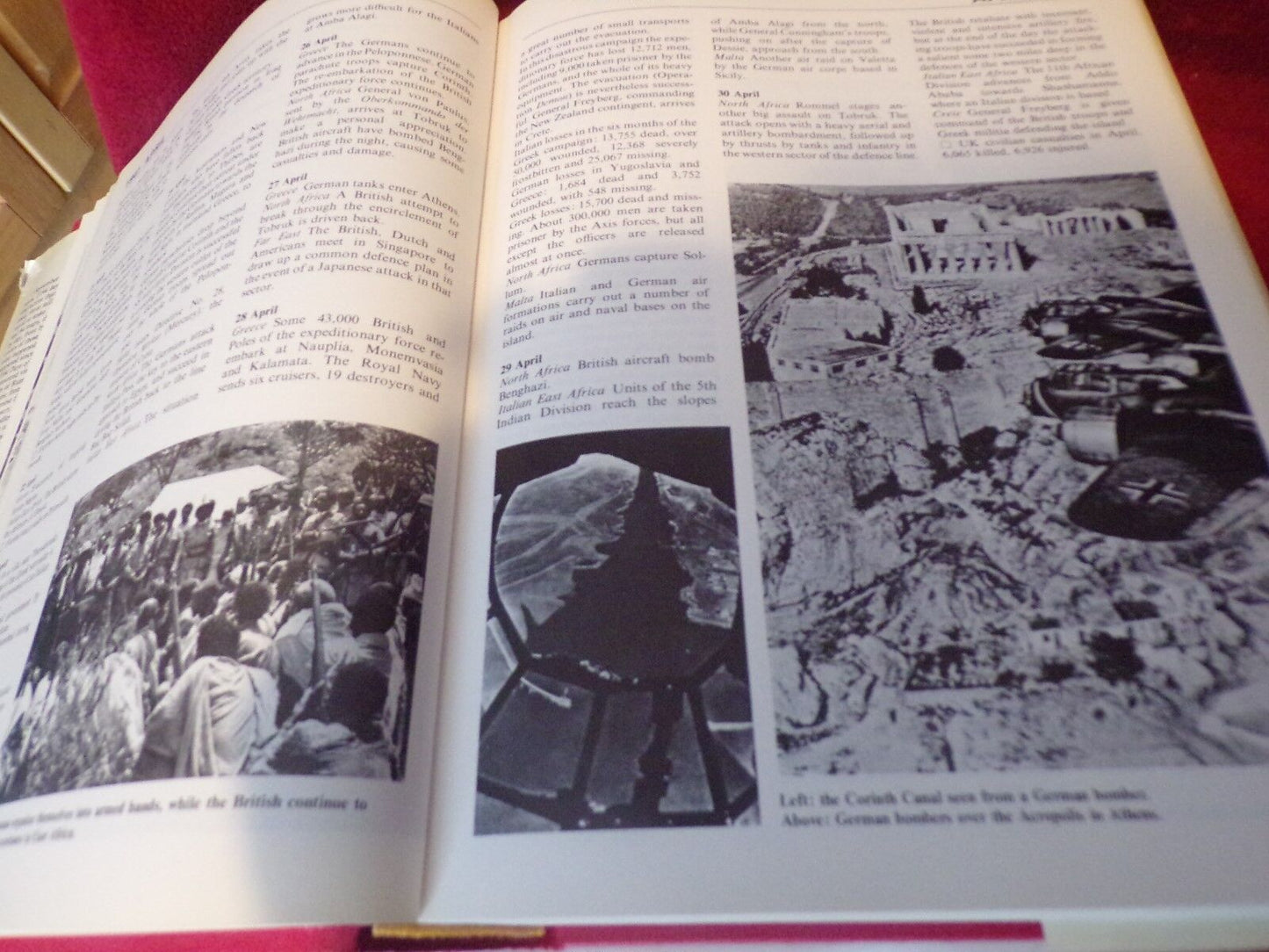 2194 Days of War Illustrated Chronology of WWII 752 Pages HC DJ