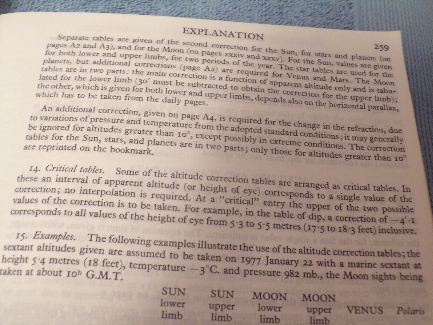 The Nautical Almanac For The Year 1977