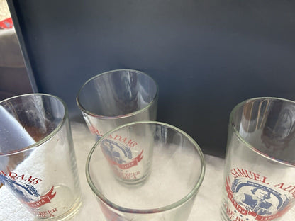 SAMUAL ADAMS BOSTON LAGER GLASSES--SET OF 4