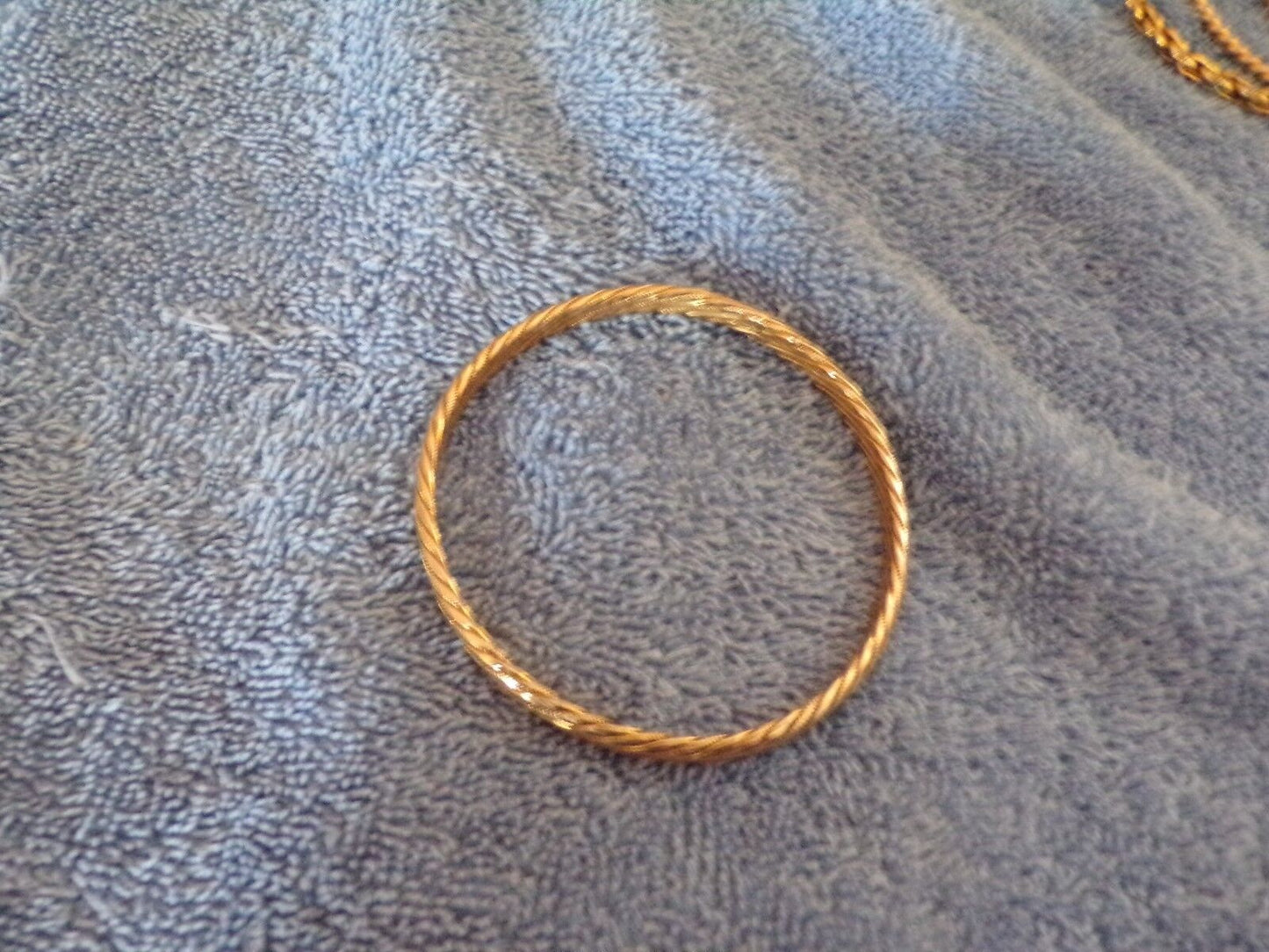 5 Gold Colored Bangle Bracelets
