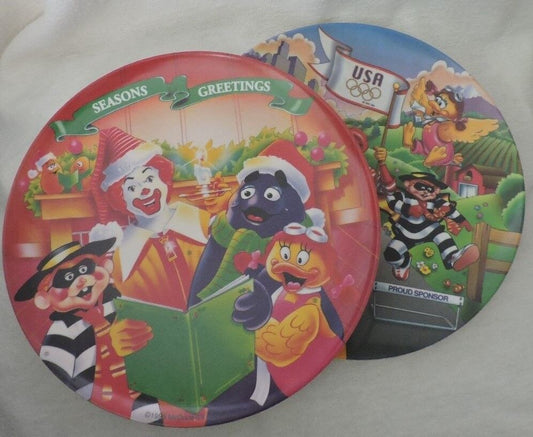 McDonald's Collectible Plates 1995 &1996