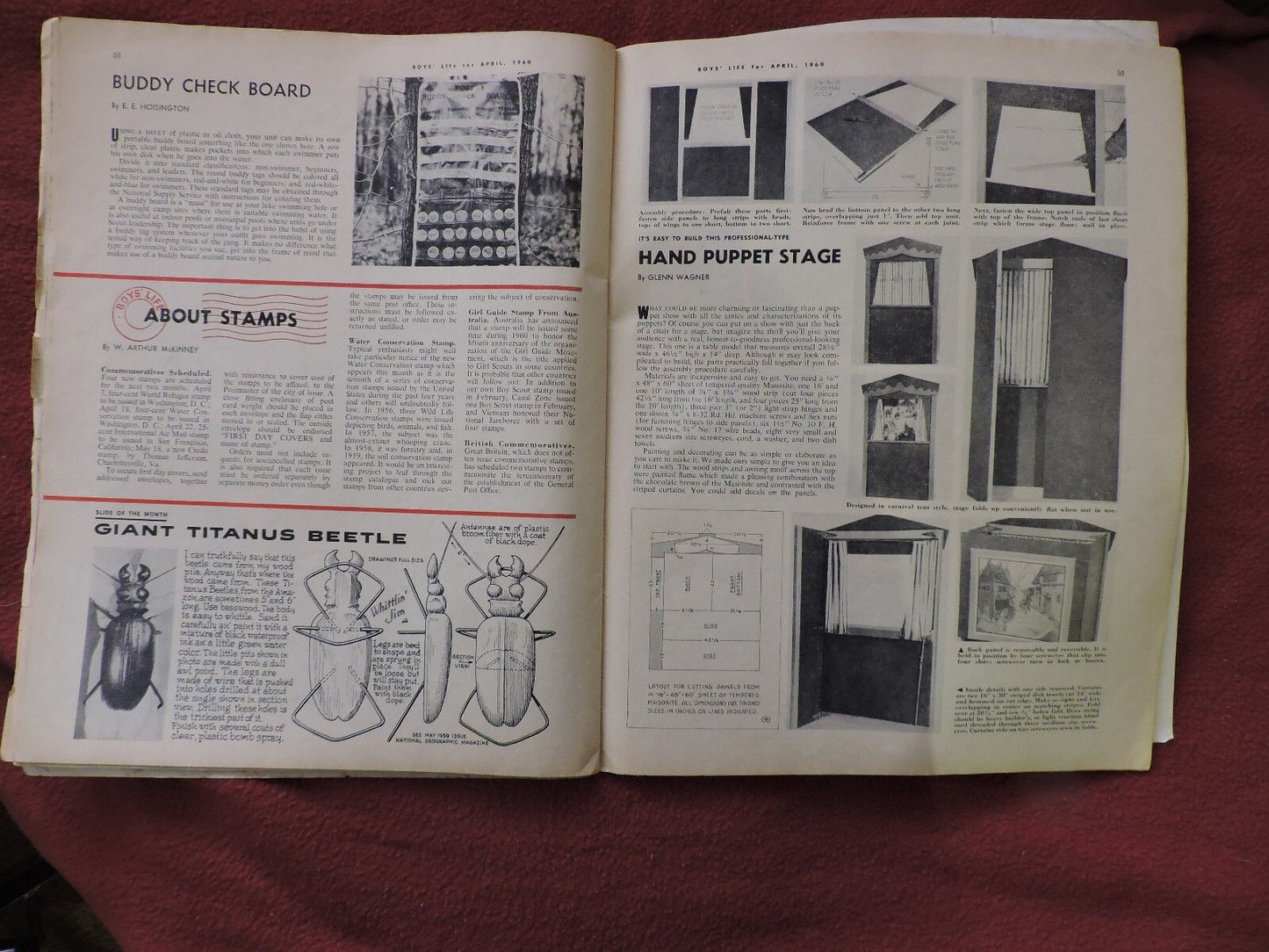 BOYS LIFE MAGAZINE -April 1960 PELICAN