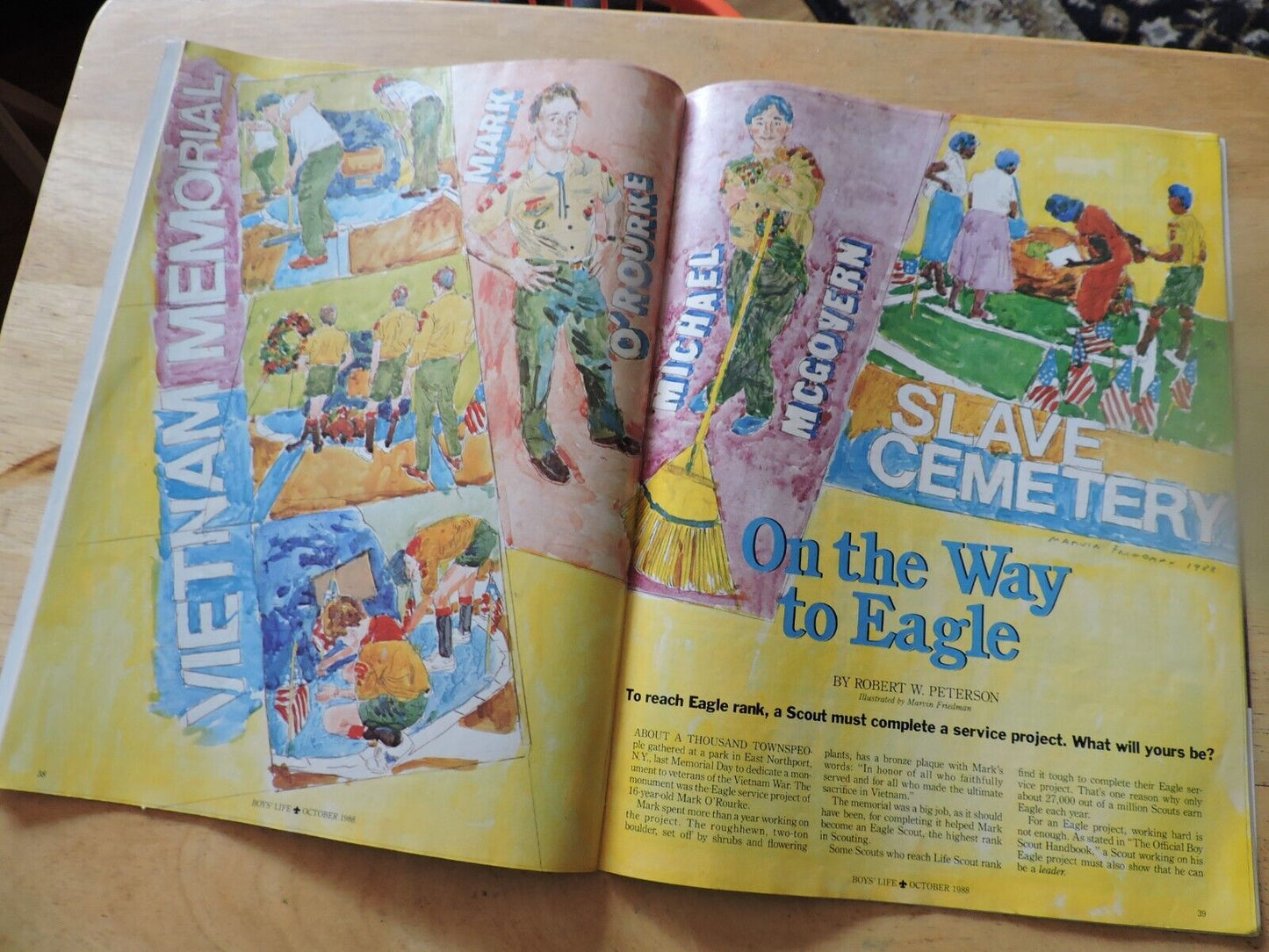BOYS' LIFE MAGAZINE  OCTOBER 1988 REGGIE WHITE0