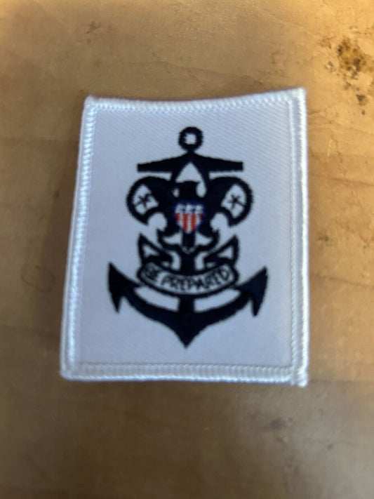 BSA: White Sea Scout "Quartermaster Rank" Patch (Brand New)