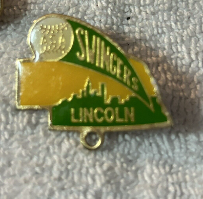 NEBRASKA SOFTBALL PINS: (5) ECHOES, SIZZLE, METRO OMAHA ASA, WILDCATS, SWINGERS