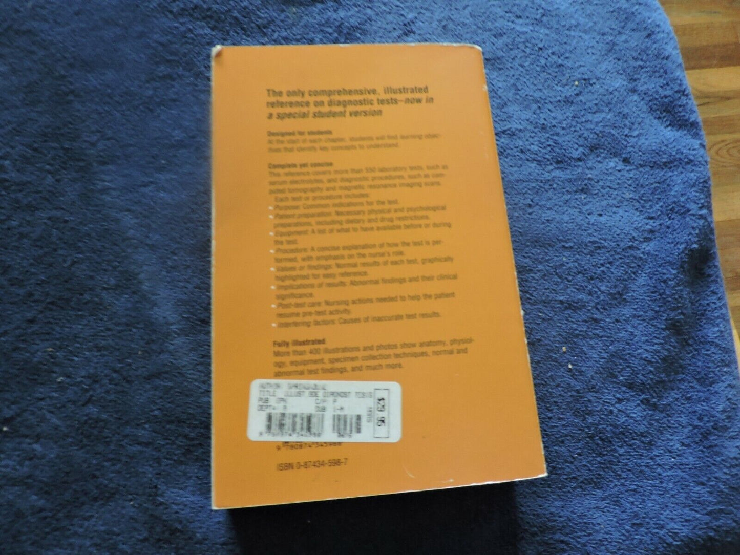 ILLUSTRATED GUIDE TO DIAGNOSTIC TESTS-- 1994