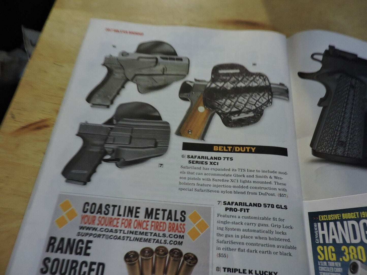 HANDGUNS  JUNE/JULY 2017  EXCLUSIVE HOLSTER BUYER'S  GUIDE