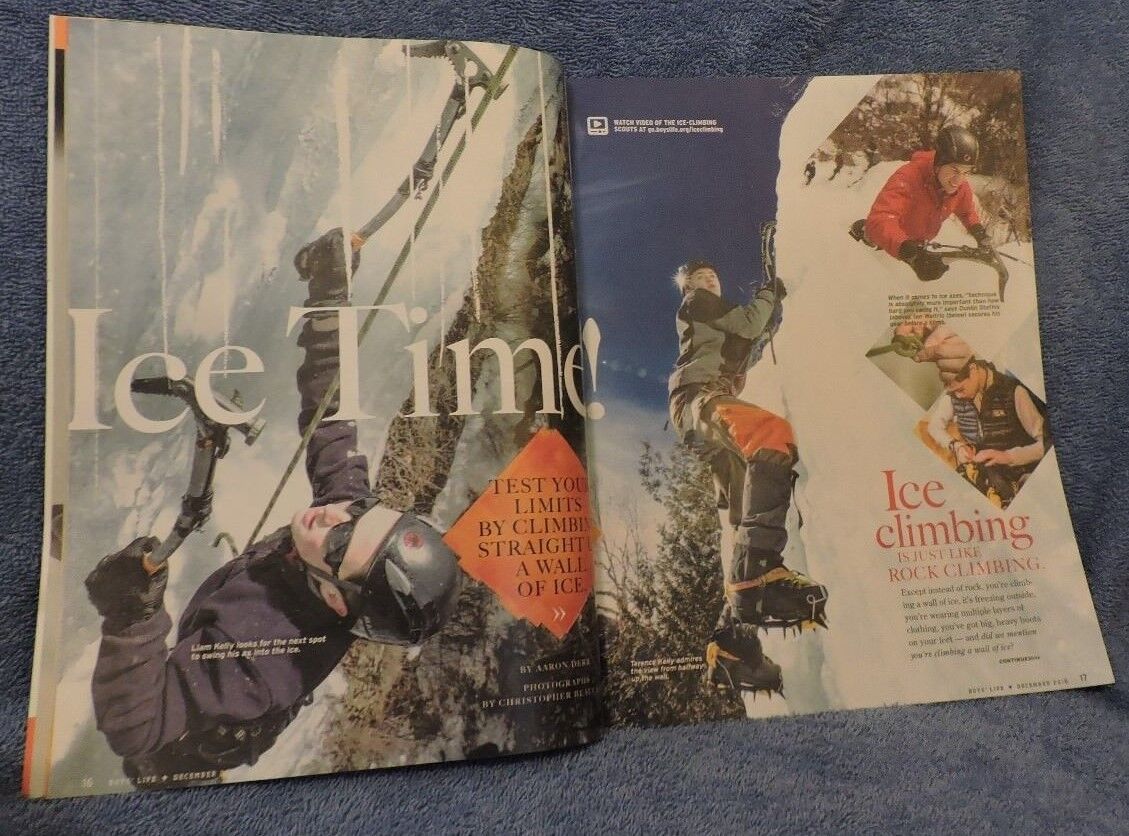 Boy's Life Magazine "To The Top" December 2016