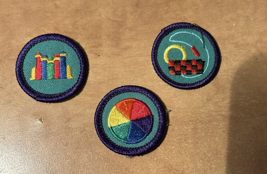 Official Girl Scout "Like It" Patches (Misc. Lot of Three Patches)