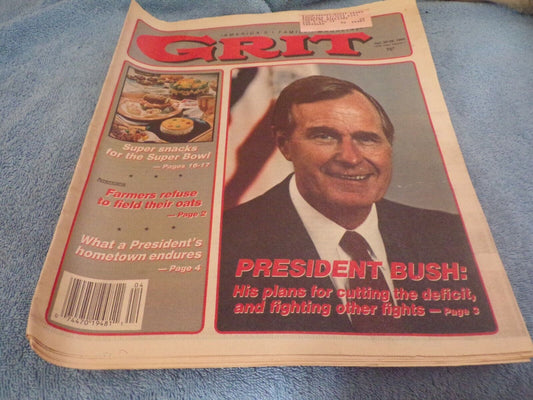Grit Magazine: Jan. 22-28 1989 Edition Featuring: President Bush