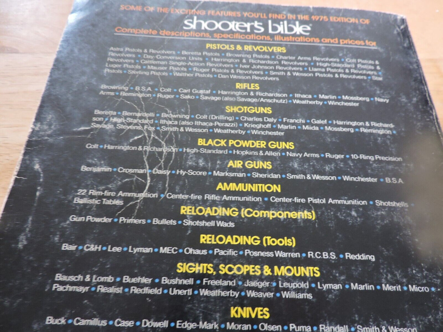 Vintage Shooter's Bible 1975 Edition Firearms Reference Book No.66