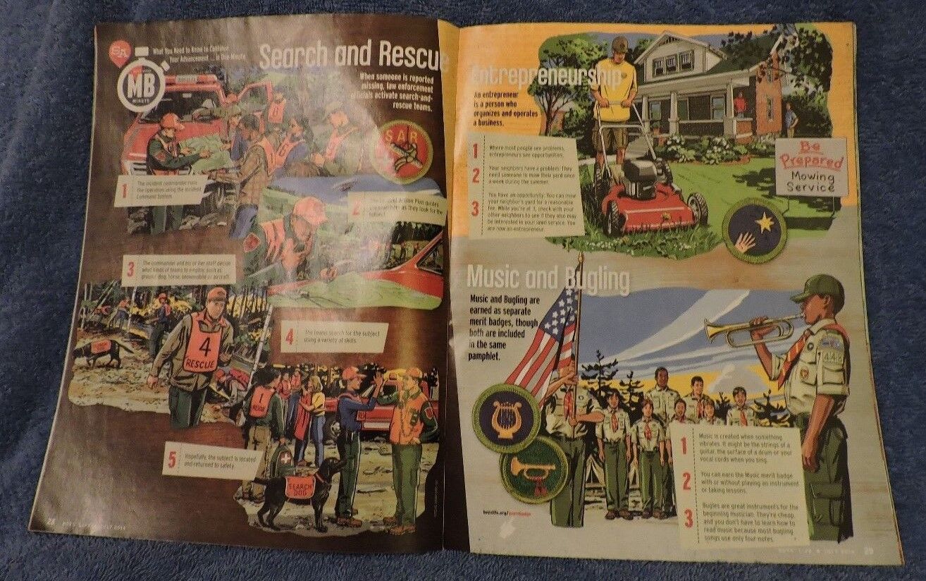 BSA-Boy's Life July 2014 Issue Featuring High Adventure Hiking