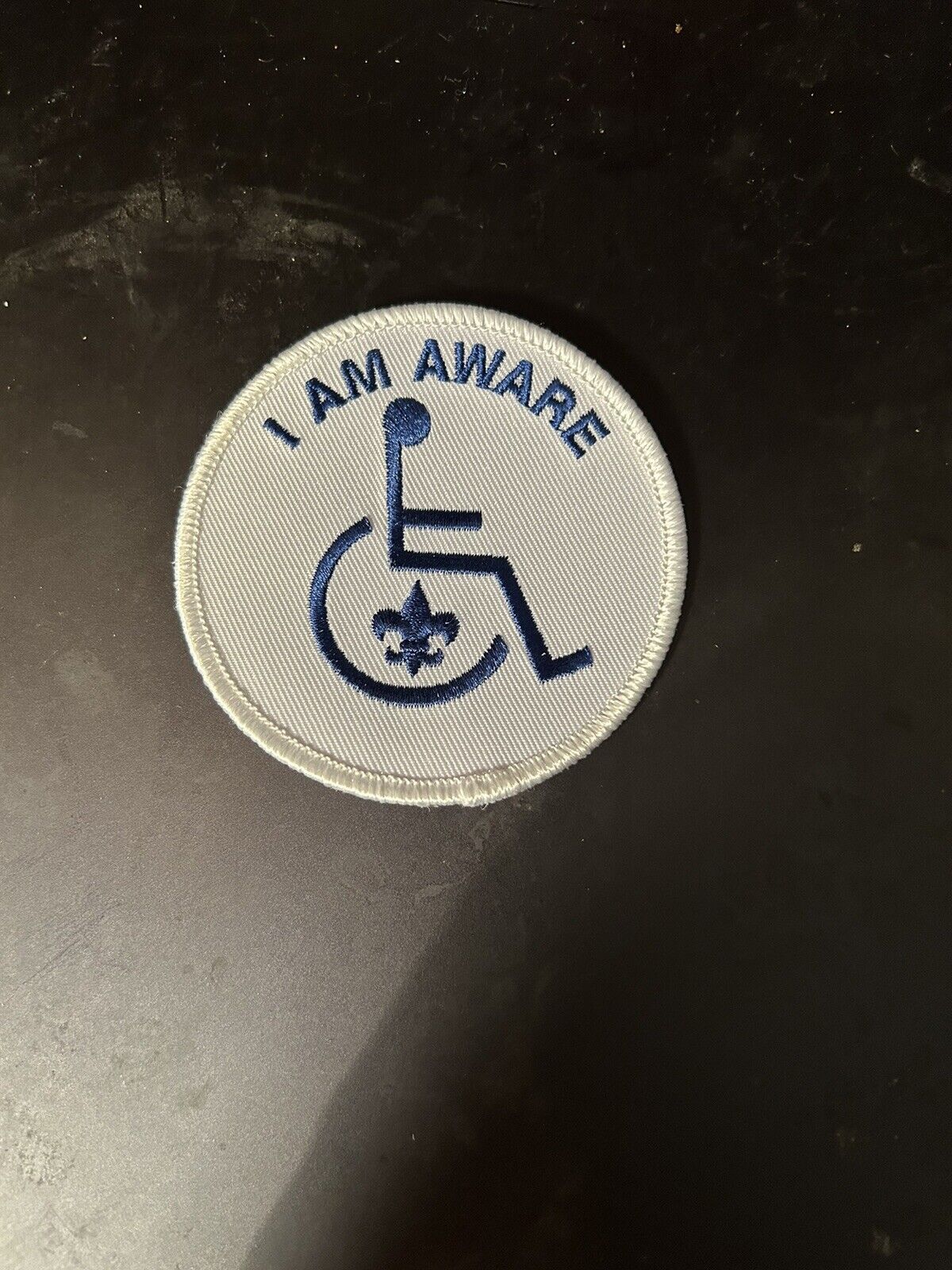 BSA-Sea Scout/Explorer/Boy Scout: "I AM AWARE" Special Needs/Handicapped Patch
