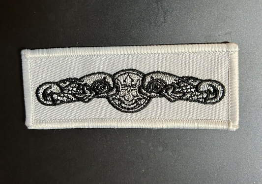 BSA: Sea Scouts "S.E.A.L. TRAINED" White Uniform Patch (Brand New)