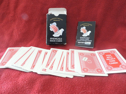 MARVIN'S MAGIC PRESENTS SVENGALI MAGIC CARDS!