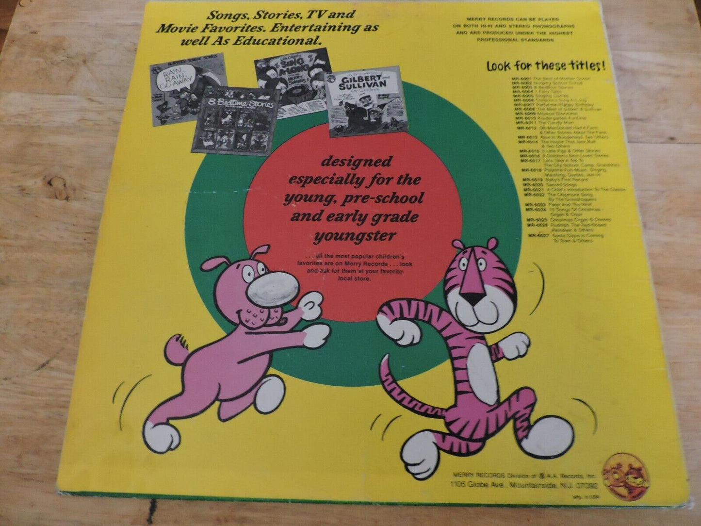 Old MacDonald Had a Farm Record The Merry Players with Music & Sound Effects1980