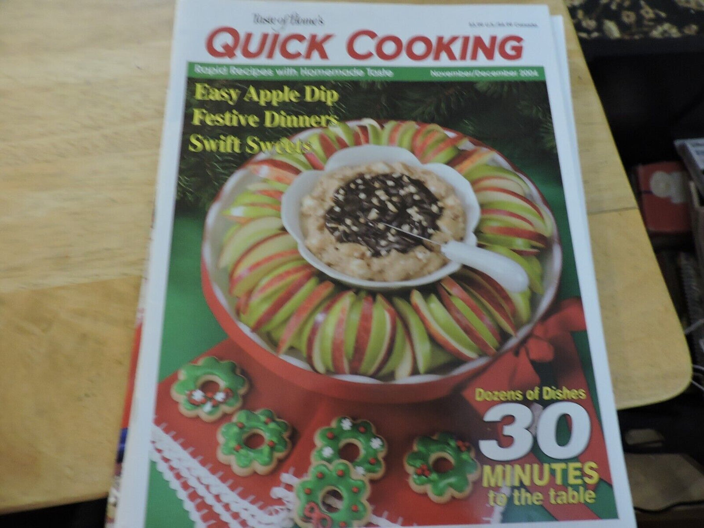 TASTE OF HOME'S QUICK COOKING MAGAZINES (5) 2004