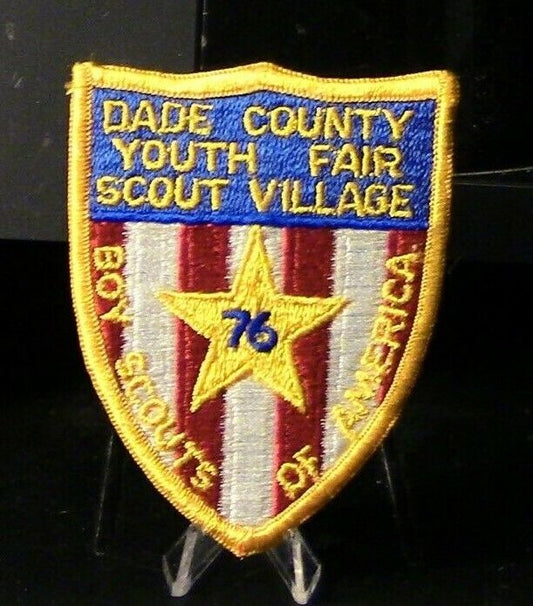 BSA Patches: Dade County Youth Fair Scout Village (76) B.S.A.