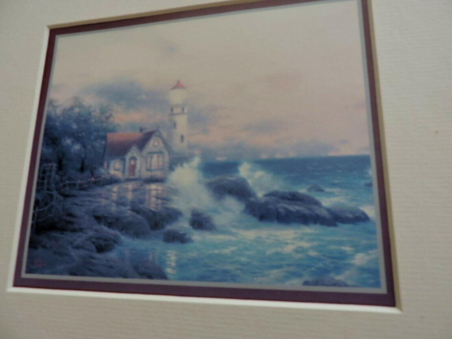 THE LIGHT OF PEACE BY THOMAS KINKADE PRINT 2006  10X8