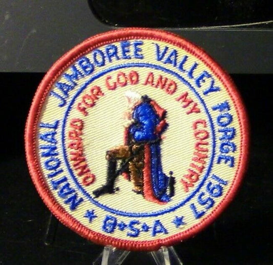 BSA Patch: National Jamboree Valley Forge 1957 Patch