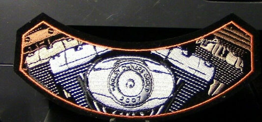 HOG 2007 Patch: Harley Davidson Owners Group Vest Patch (6" Long)