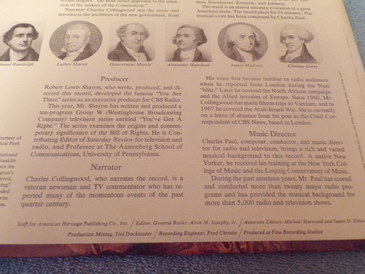 The Invention of the Presidency: American Heritage Album