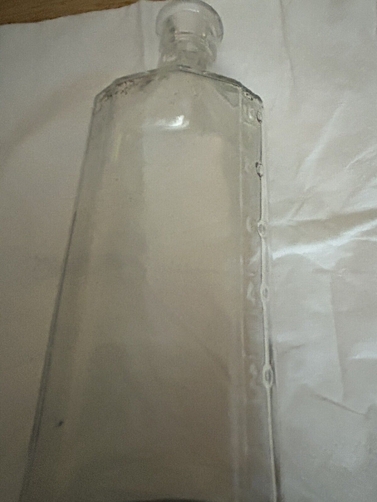 VINTAGE MEDICINE BOTTLE (EMPTY) 3iv ON BOTTLE 5.75X2X1.25 INCHES