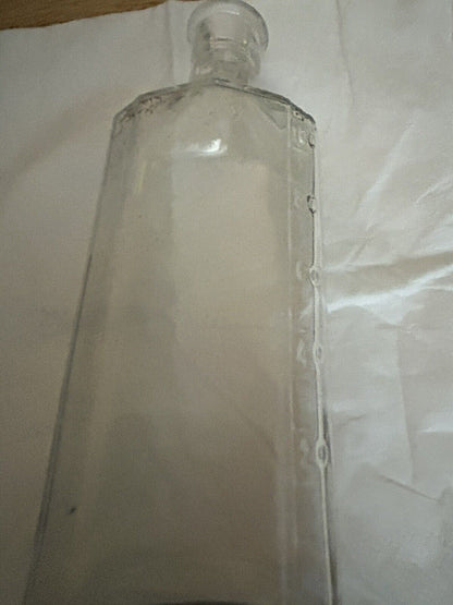 VINTAGE MEDICINE BOTTLE (EMPTY) 3iv ON BOTTLE 5.75X2X1.25 INCHES