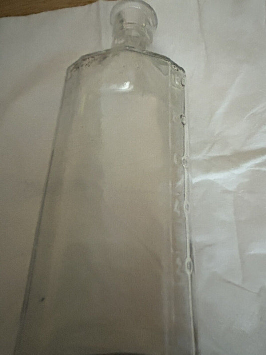 VINTAGE MEDICINE BOTTLE (EMPTY) 3iv ON BOTTLE 5.75X2X1.25 INCHES