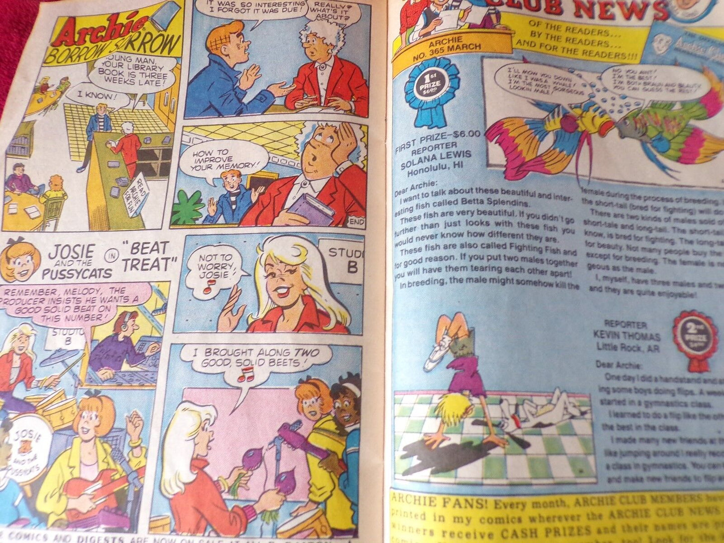 Archie Comics: #365, March 1989 Edition