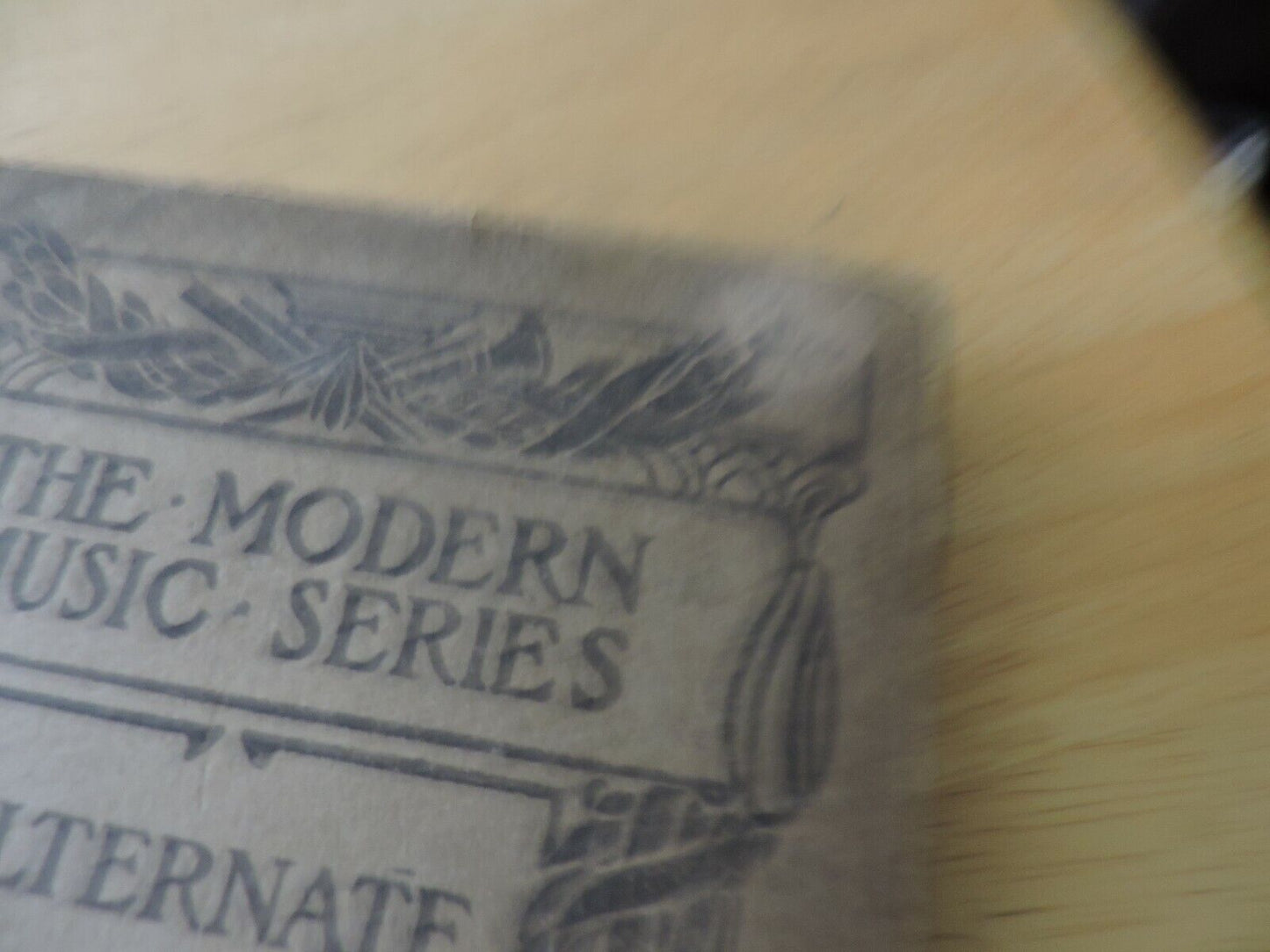 THE MODERN MUSIC SERIES:  ALTERNATE THIRD BOOK BY: ELEANOR SMITH 1903
