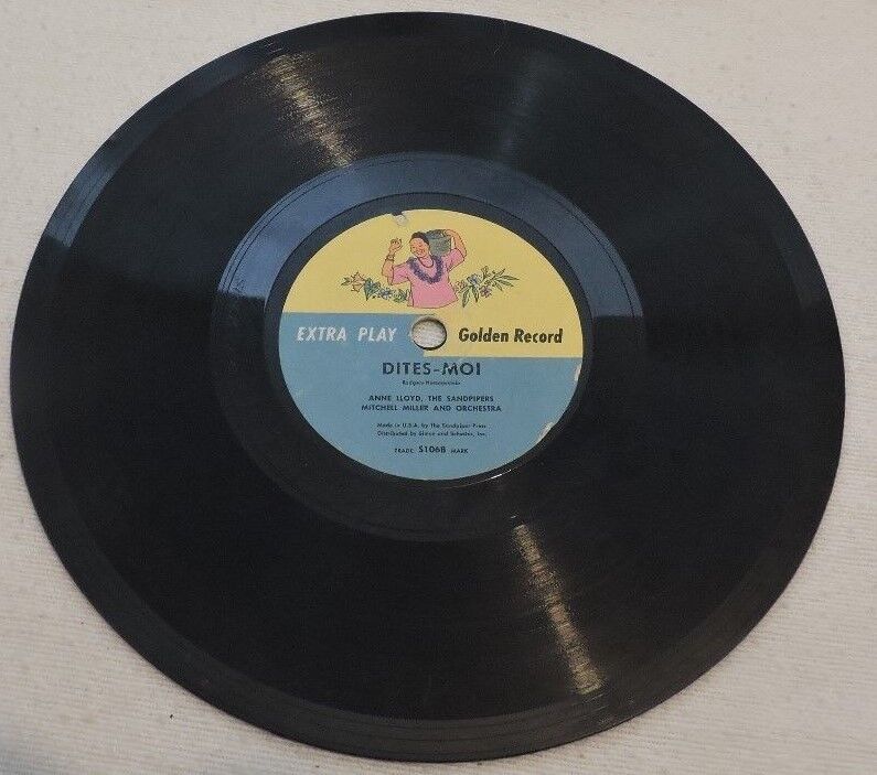 Happy Talk/Dites-Moi Record 78 RPM-Mitch Miller/The Sandpipers-Golden Records