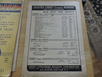 LOT OF 3 RAINBOW AN ALBUM OF COLORFUL SOLOS 1939/1940