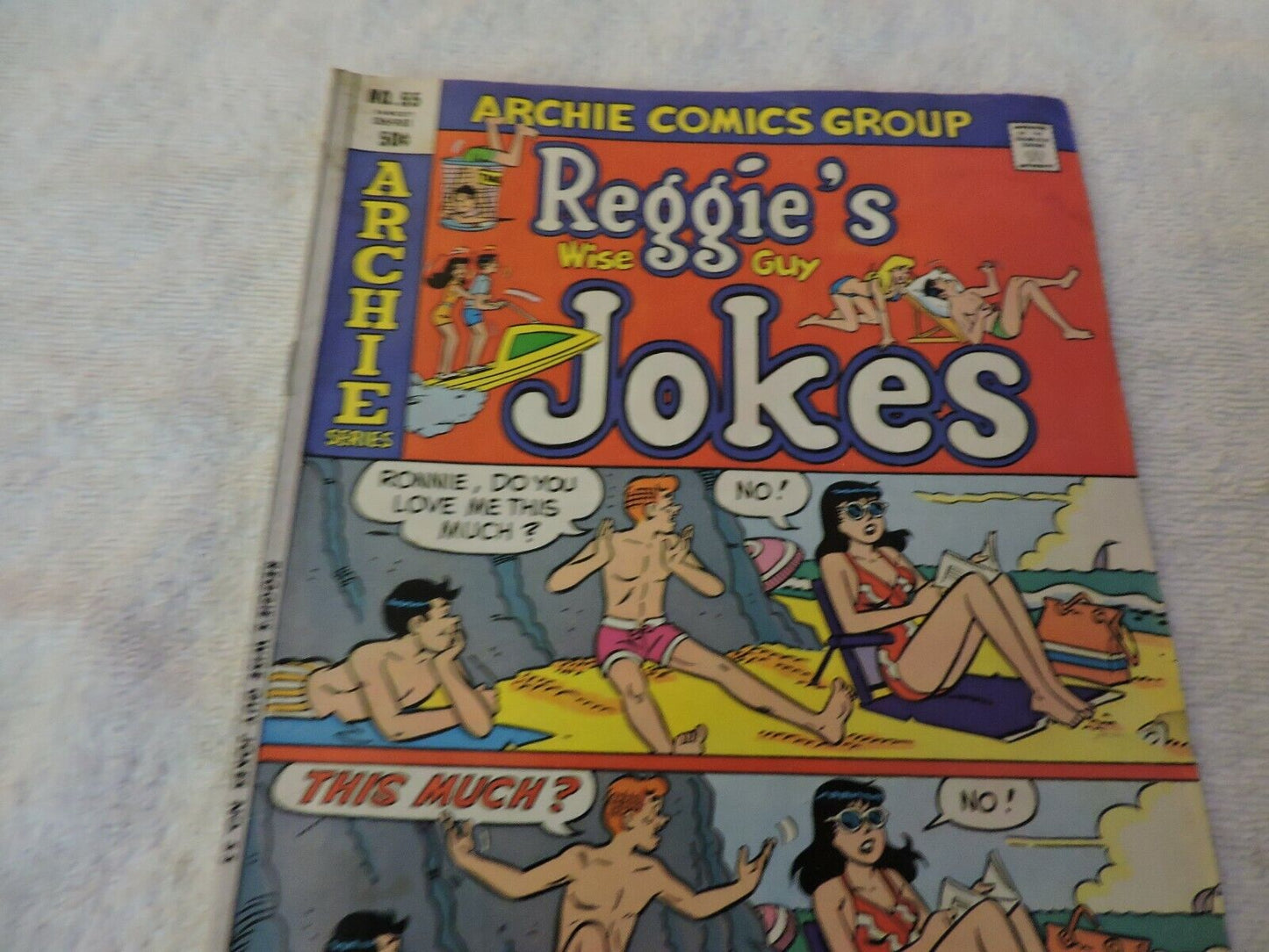 ARCHIE COMICS GROUP  REGGIE'S WISE GUY JOKES #55  OCTOBER 1980-UNGRADED