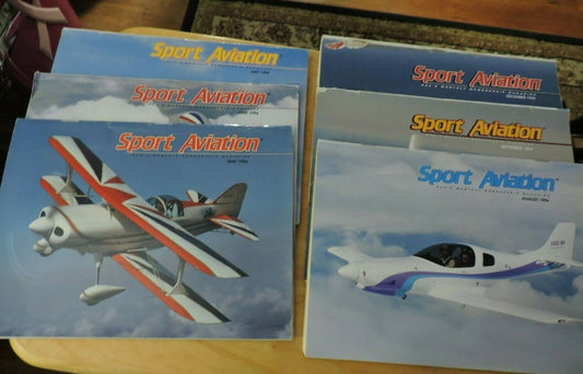 SPORT AVIATION EAA'S MONTHLY MAGAZINE, 1994 MAY-SEPTEMBER, DECEMBER (6)