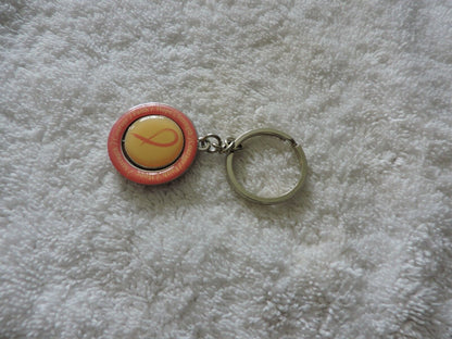 BREAST CANCER KEY CHAIN: COURAGE, FAITH, HOPE, STRENGTH