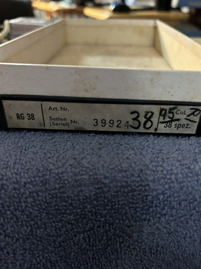 ORIGINAL GUN BOX FOR 38 SPECIAL 10.5 X 5.5 X 1.5 INCHES