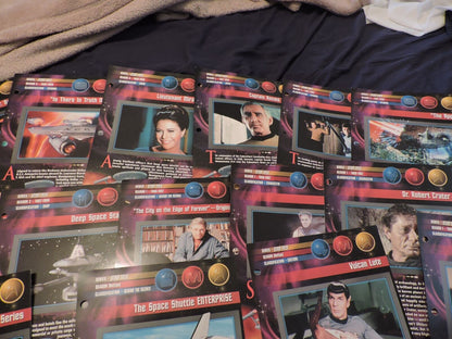 Original Star Trek Series Movie Promotion Cards (cards from season 1,2 & 3)